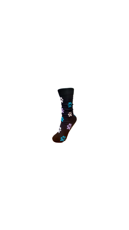 Spring Collection Paw Print Sock